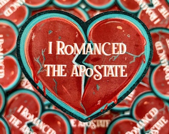 I Romanced the Apostate Sticker, Die cut stickers, Dragon Age, Bioware, journaling stickers, stationary stickers, Magic, Mage, Anders