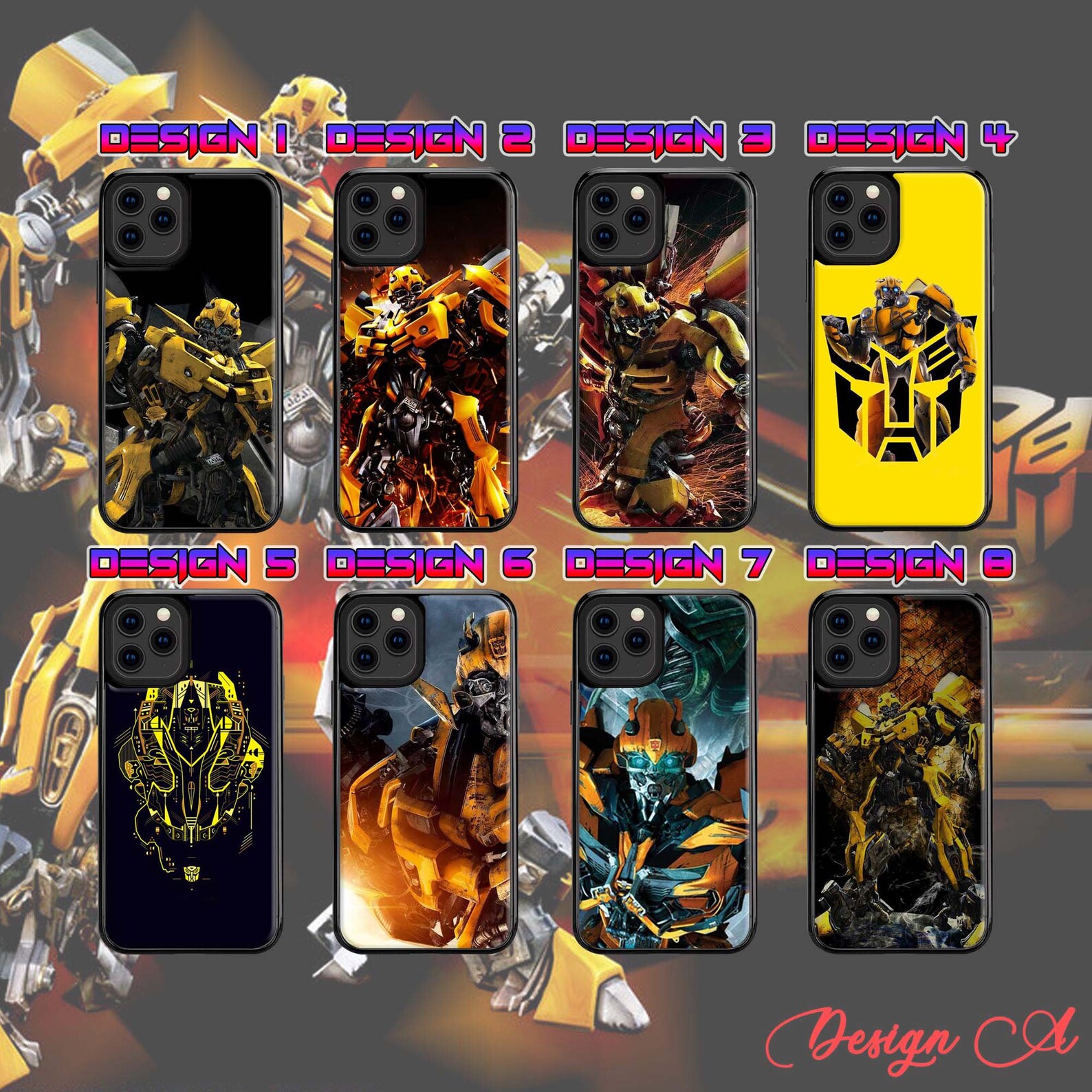 BumbleBee Phone Case Robot Phone Case Transformers Phone Etsy