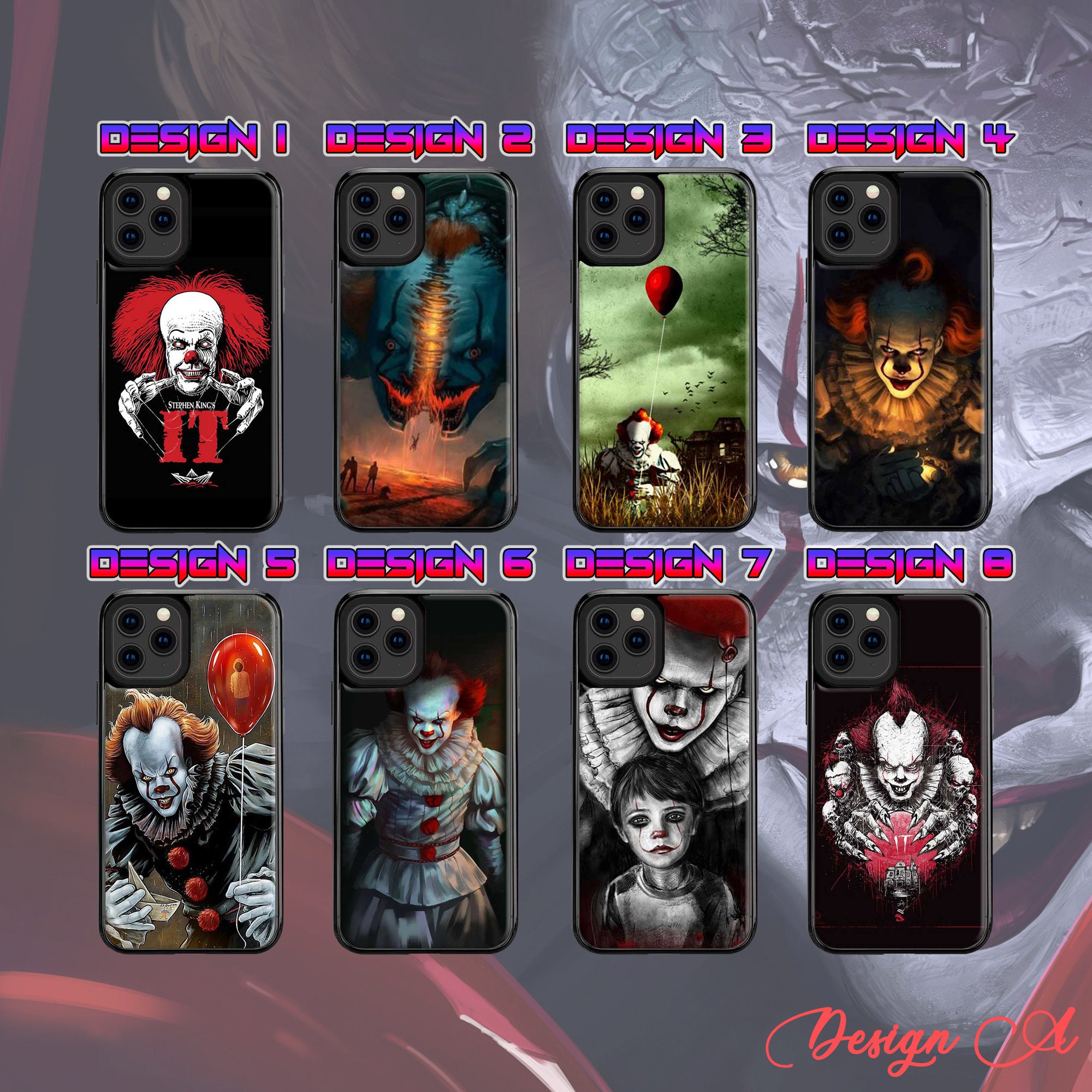 Pennywise Stephen King Phone Case Horror Movie Pennywise Etsy