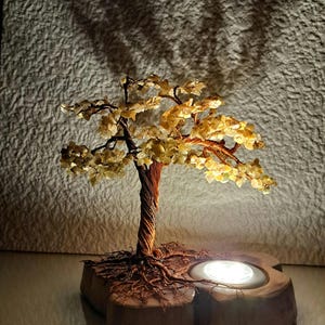 Wire lamp tree