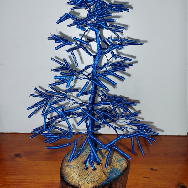 Wire Pine Tree Sculpture Etsy