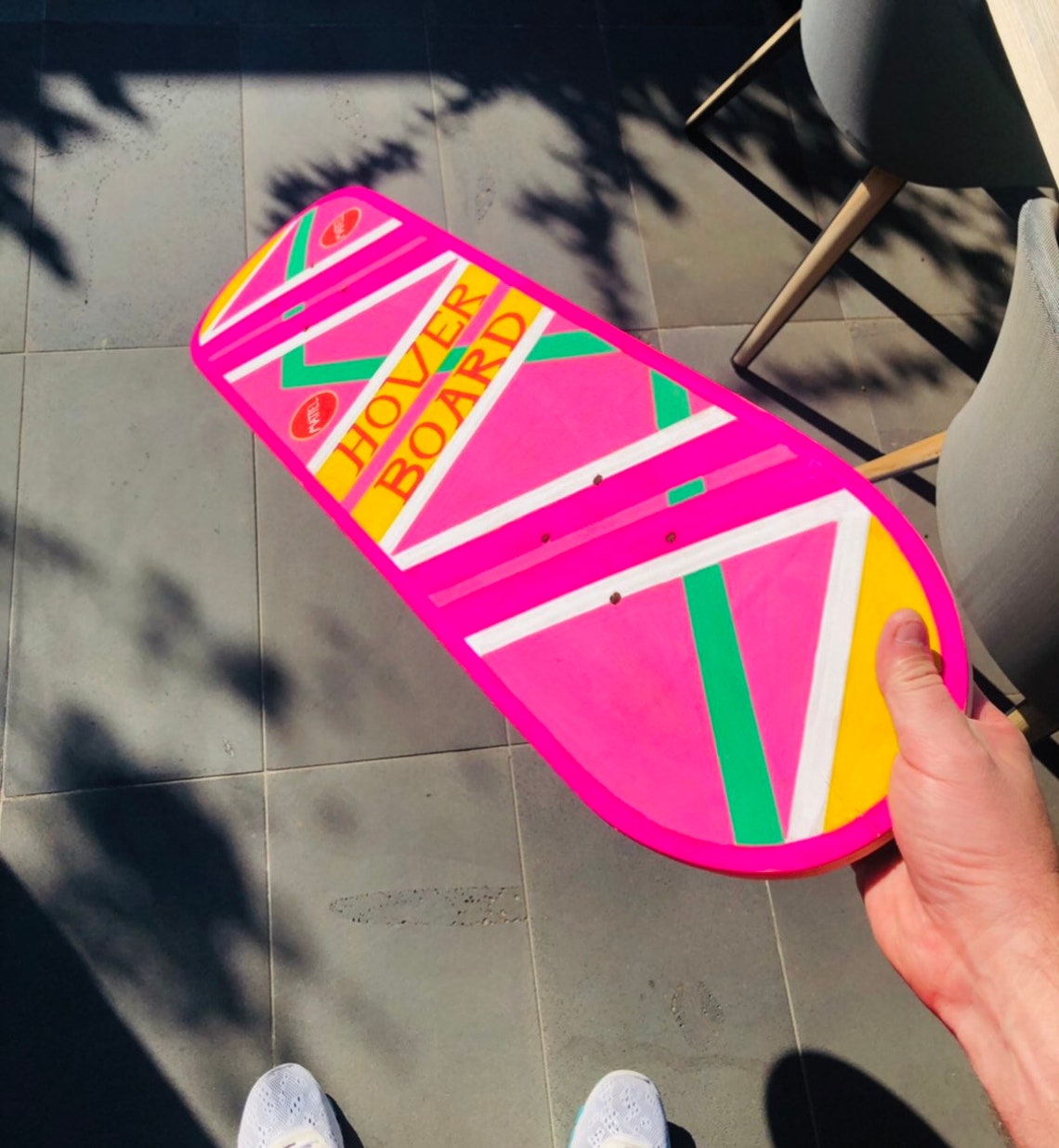 Back to the future hoverboard skateboard deck. Etsy