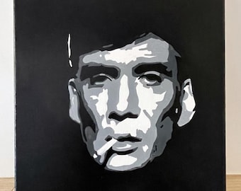 Original Peaky Blinders acrylic canvas comes framed