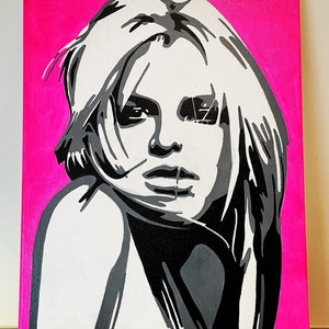 Britney Speers original acrylic canvas wall art