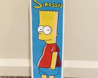 Bart Simpson slateboard deck