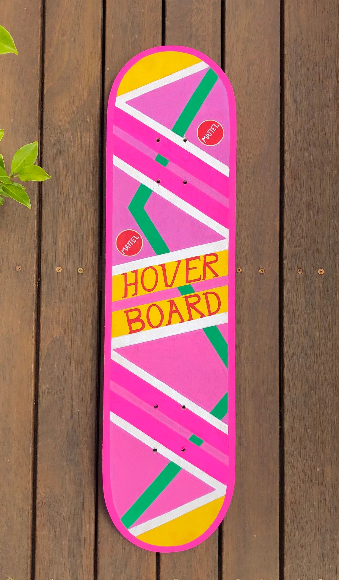 Back to the future hoverboard skateboard deck. Etsy