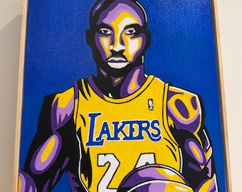 Kobe Bryant Acrylic Canvas painting