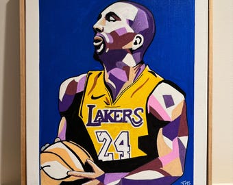Kobe Bryant Acrylic Canvas painting