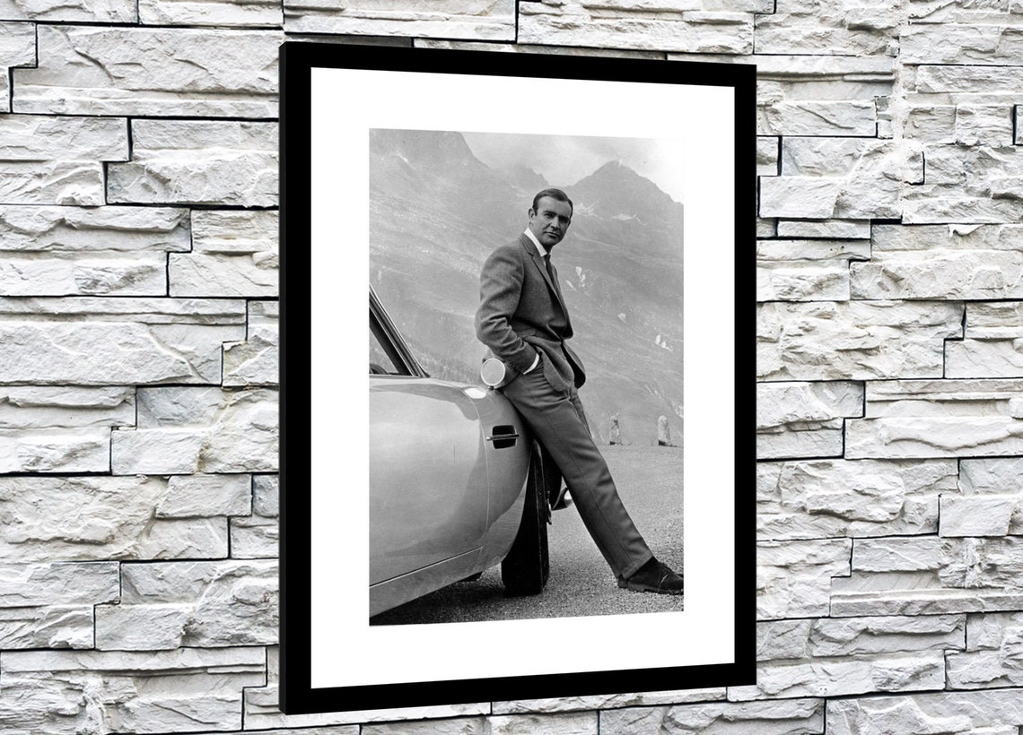 Sean Connery James Bond gerahmt Fotodruck Etsy