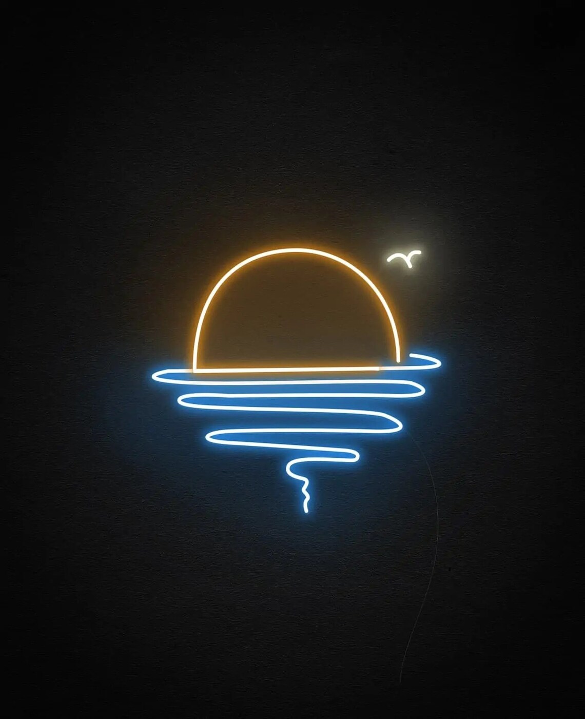 Sunset Neon Sign Sunset Led Neon Sign Sunset Neon Sunset | Etsy