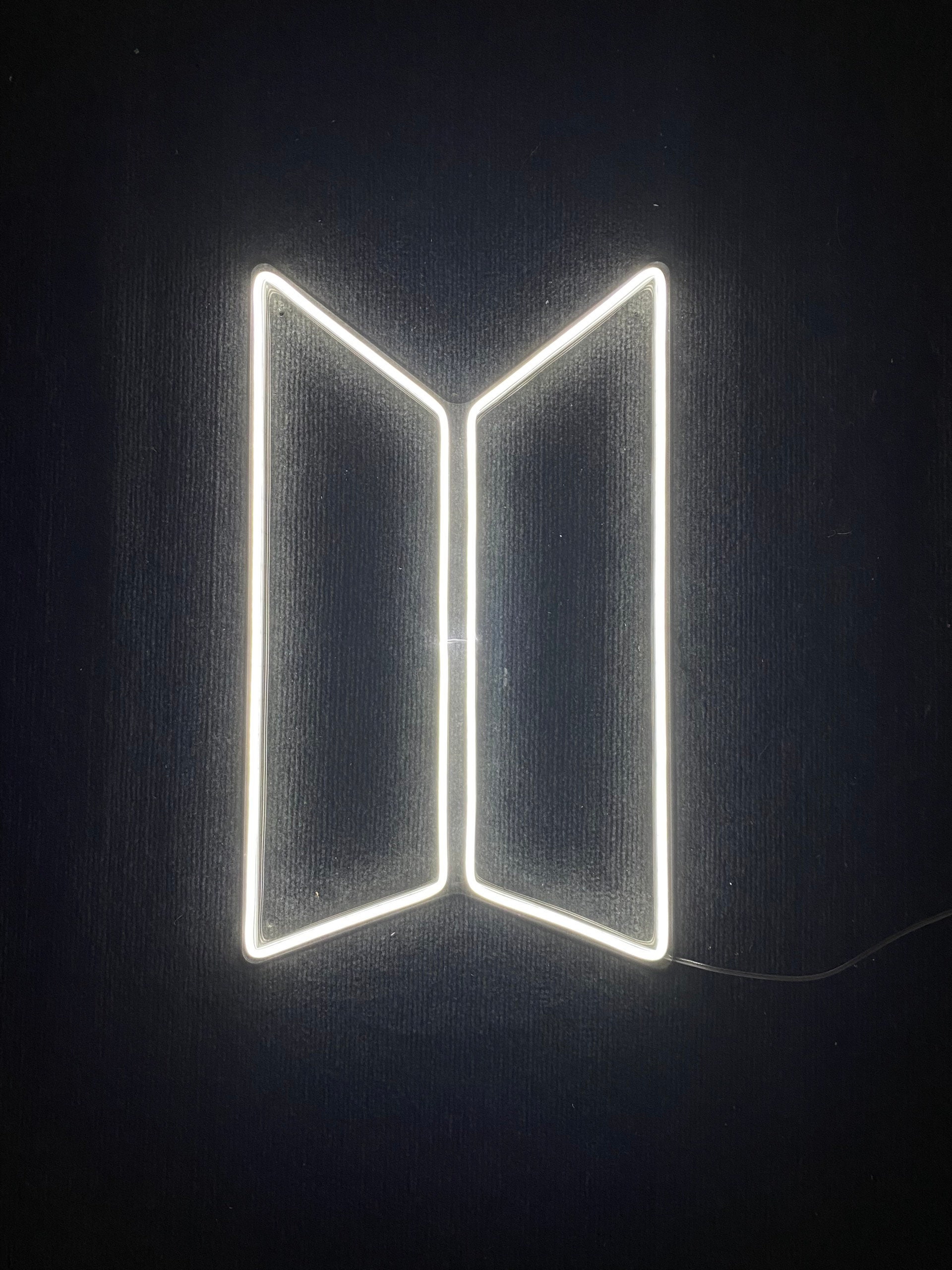 Bts Neon Lights Bts Neon Decorative Wall Bts Neon Sign Army Etsy