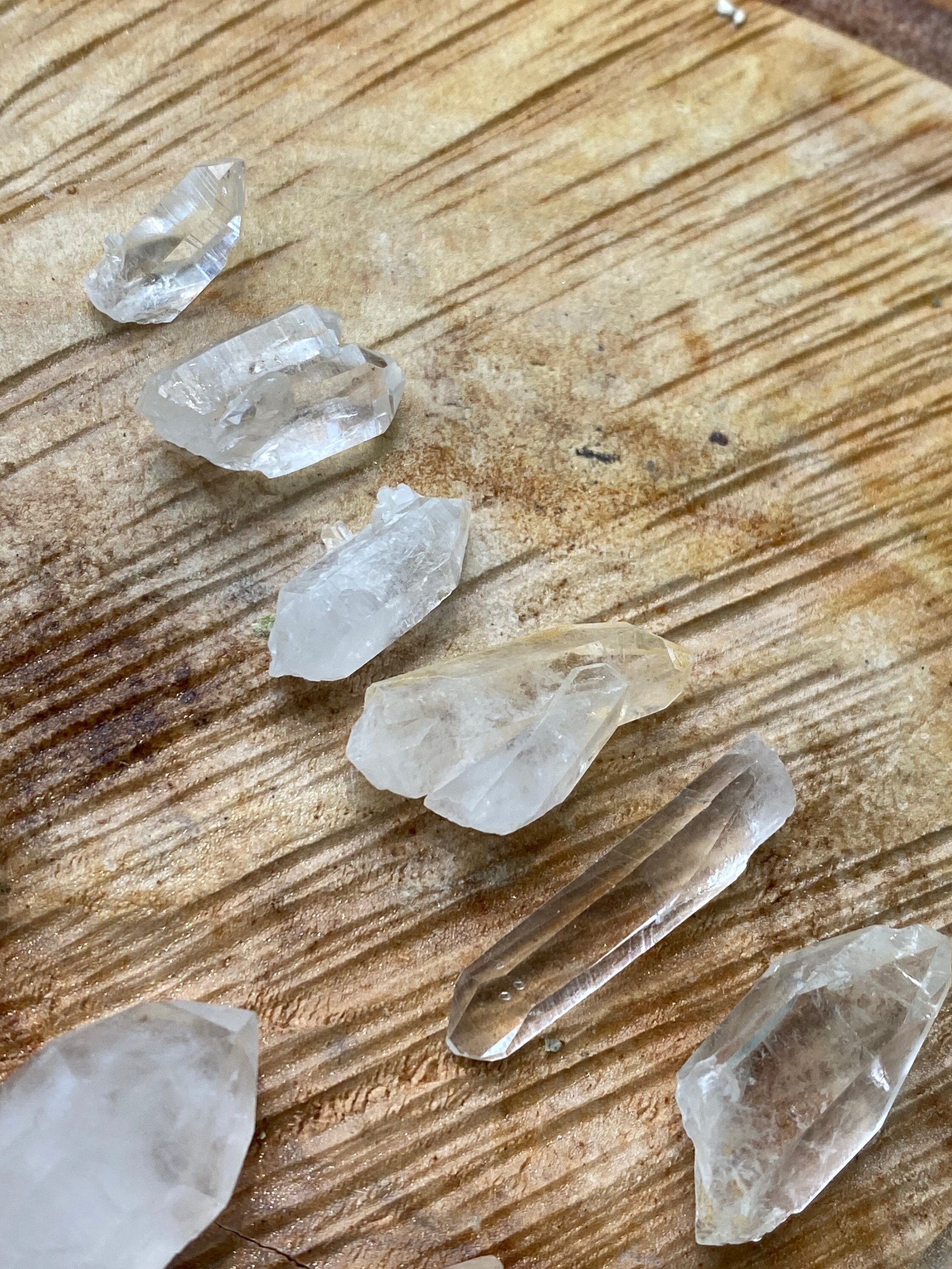 Raw quartz points clear quartz points small and large Etsy