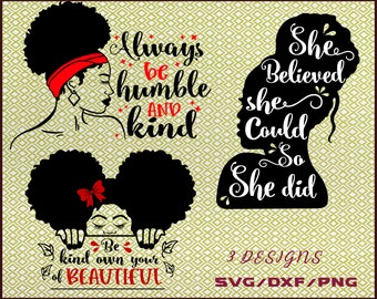 Download African American Woman Svg Etsy