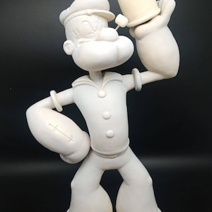 POPEYE the Sailor Man - Grand Scale Stylized Muscular Figure