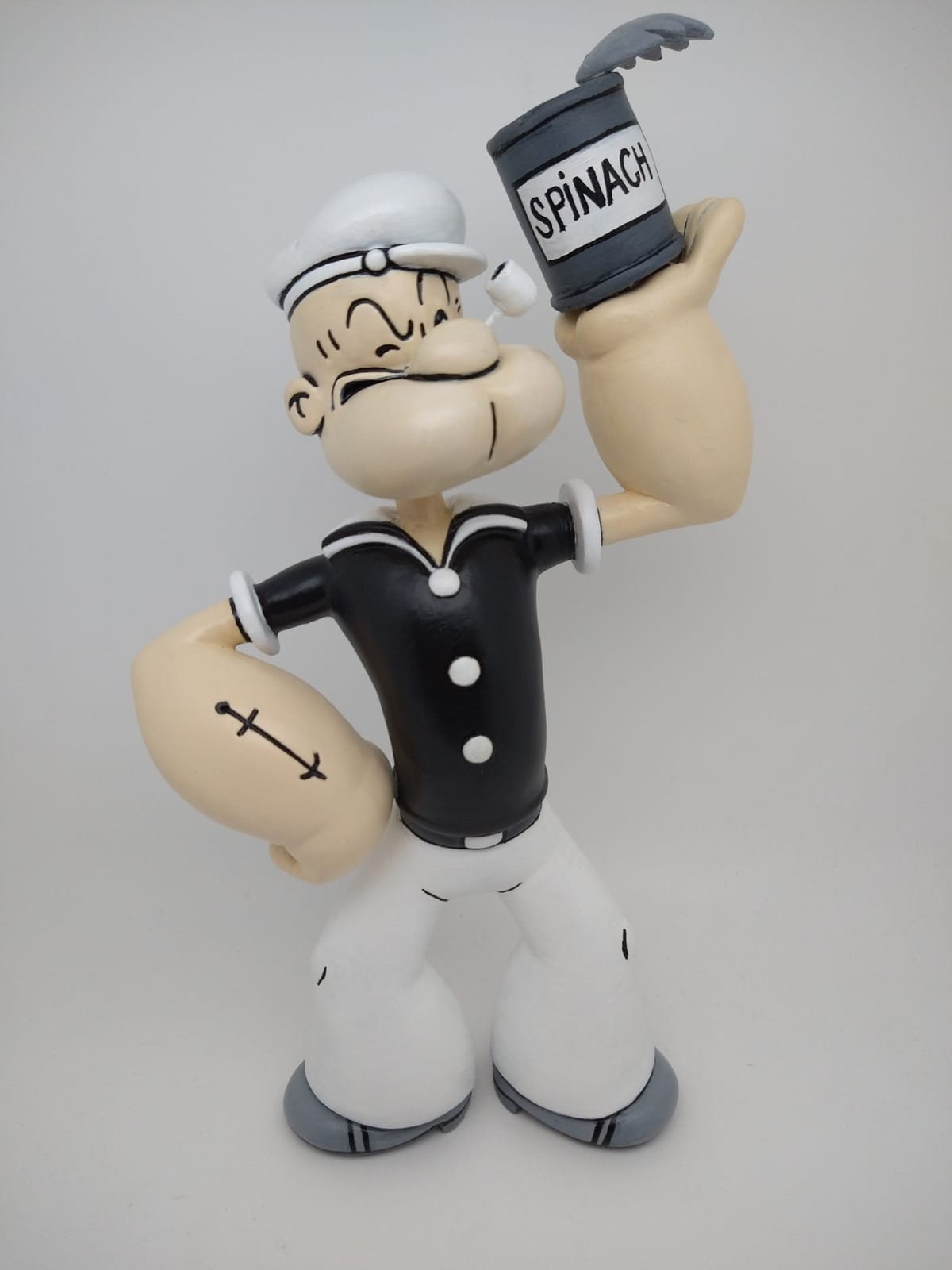 Popeye the Sailor Black & White - Etsy Denmark