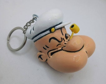 ポパイの船員キーホルダー - Etsy 日本