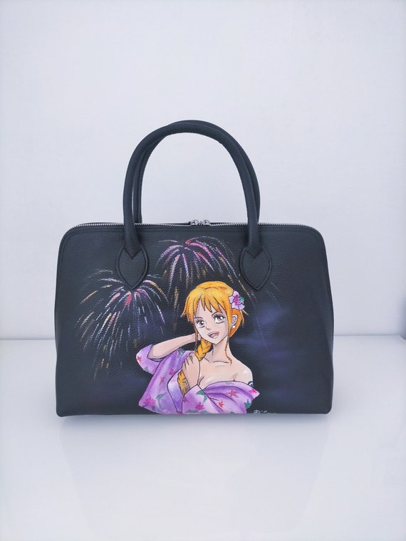 Made in Italy Artisan Handbag With Hand Painted by Luisa 
