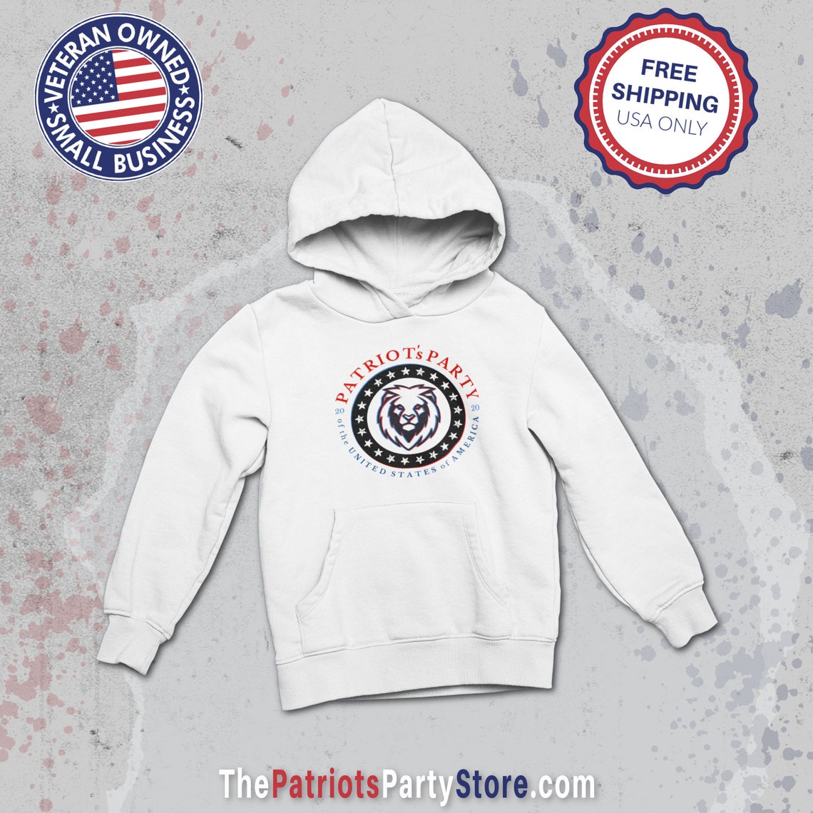 The Patriots Party Hoodie Patriot Seal USA Conservative - Etsy