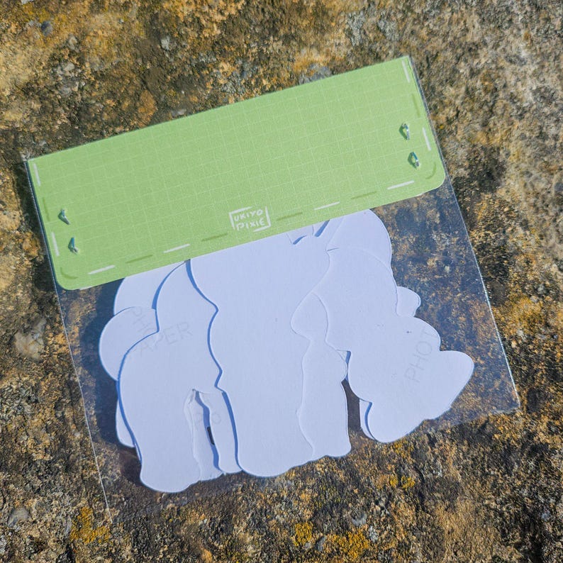 Smiski Sticker Pack - Work Series - 6pc image 2