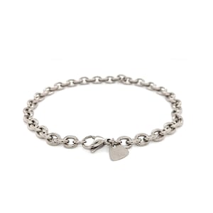 Unisex Armband aus Titan mit einer Ankerkette