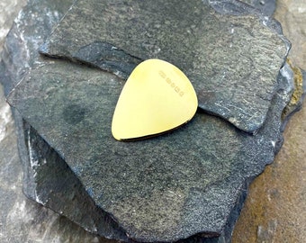 Personalised Solid Gold Plectrum