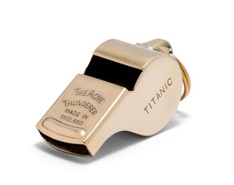 Titanic Brass Whistle – With Free Engraving