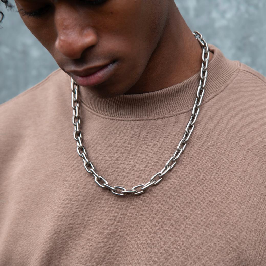 Men's Titanium Chunky Anchor Chain - Etsy