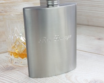 Bon Voyage Distressed Kidney Hip Flask