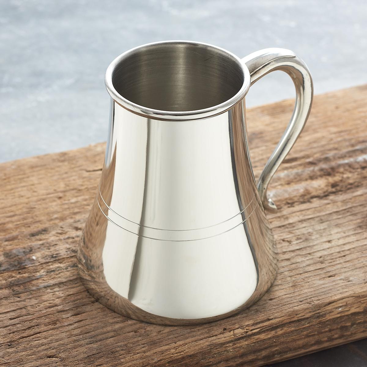 Personalised Non Spill Pewter Tankard