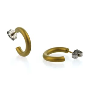 Hypoallergenic Strong Titanium Hoop Light Earrings