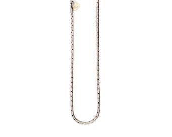 Uniseks 2,5 mm titanium slangenketting