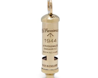 Broad Arrow 1944 Brass Officers Whistle