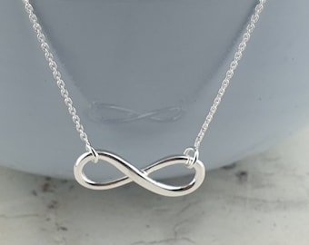 Sterling Silver Infinity Necklace