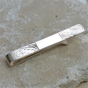 Prestigious Handmade Sterling Silver Tie Slide