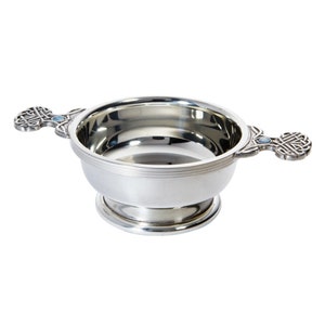 October Birthstone Pewter Quaich