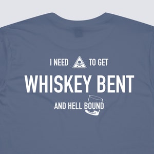Country Western Whiskey Bent Avaylen T-Shirt, Lyric Tee, Country Music Shirt, Western Tee, Hell Bound, Cowboy, Beachwear, USA Concert