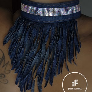 Denim & Diamonds Choker