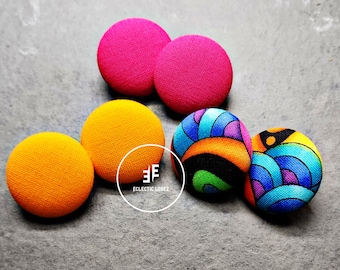 Button Earrings