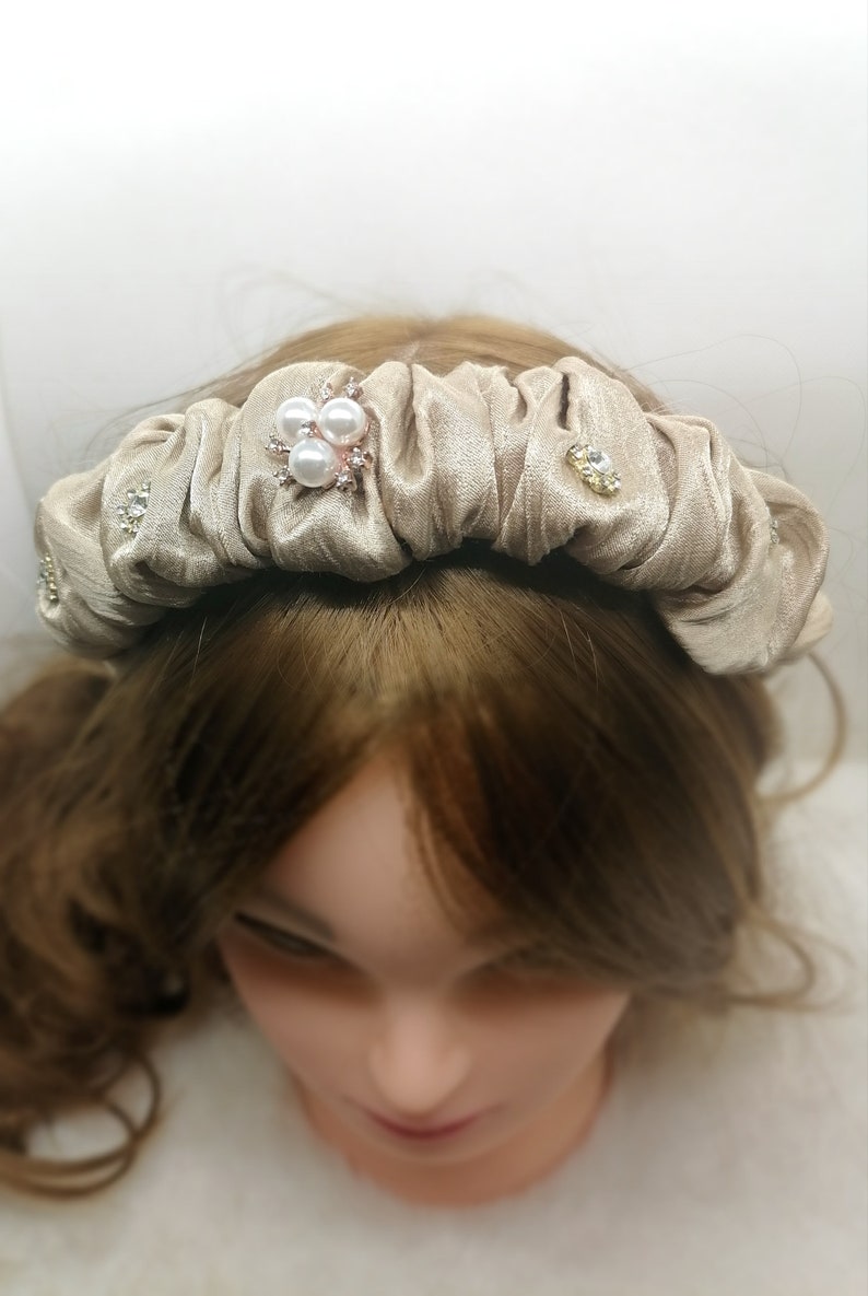 Geplooide hoofdband, sieraden afbeelding 9