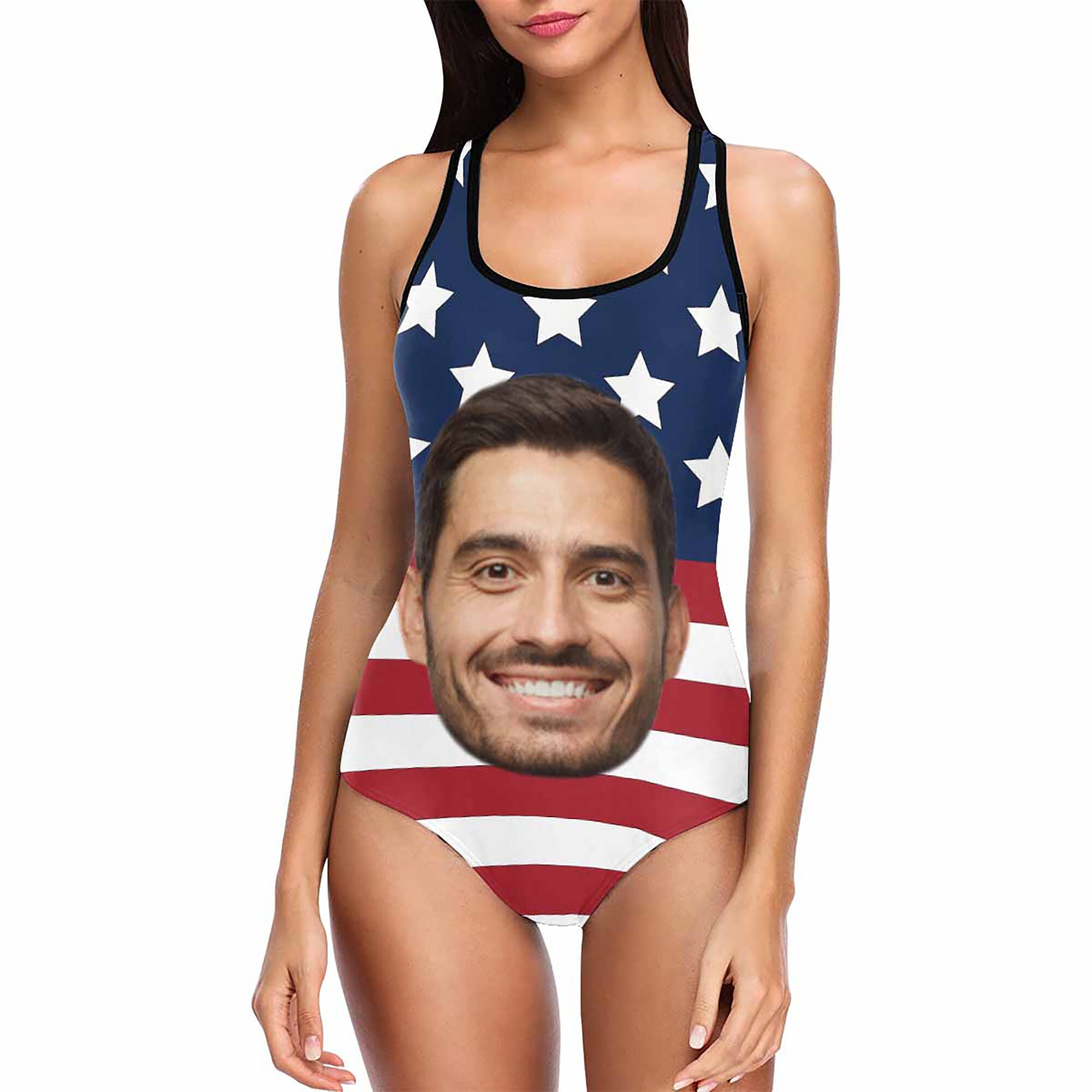 Custom Face SwimsuitCustom One piece SwimsuitCustom Photo Etsy