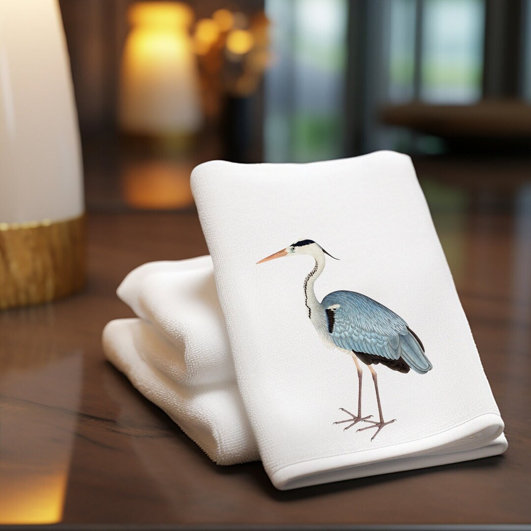 Fernville Creations - Eucalyptus & Cotton Fingertip Towels Elegant Bath Decor: Watering Can