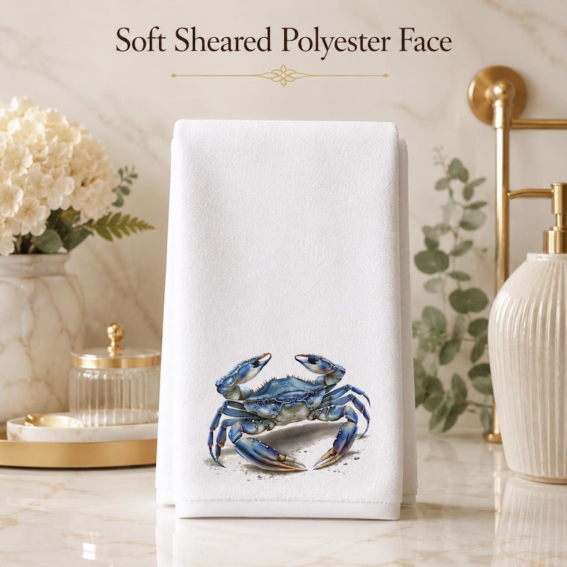Blue Crab Hand Towel - Thumbnail 5