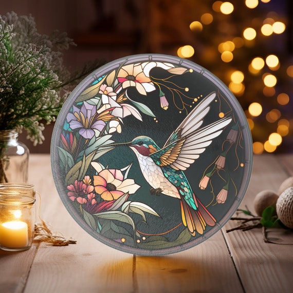 Hummingbird Combat Tempered Glass Large Cutting Board Hummingbird Combat Tempered Glass Large Cutting Board
