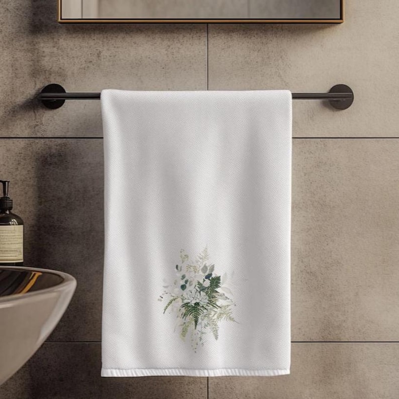 FernvilleCreationsCo Botanical Hand Towel - Thumbnail 5
