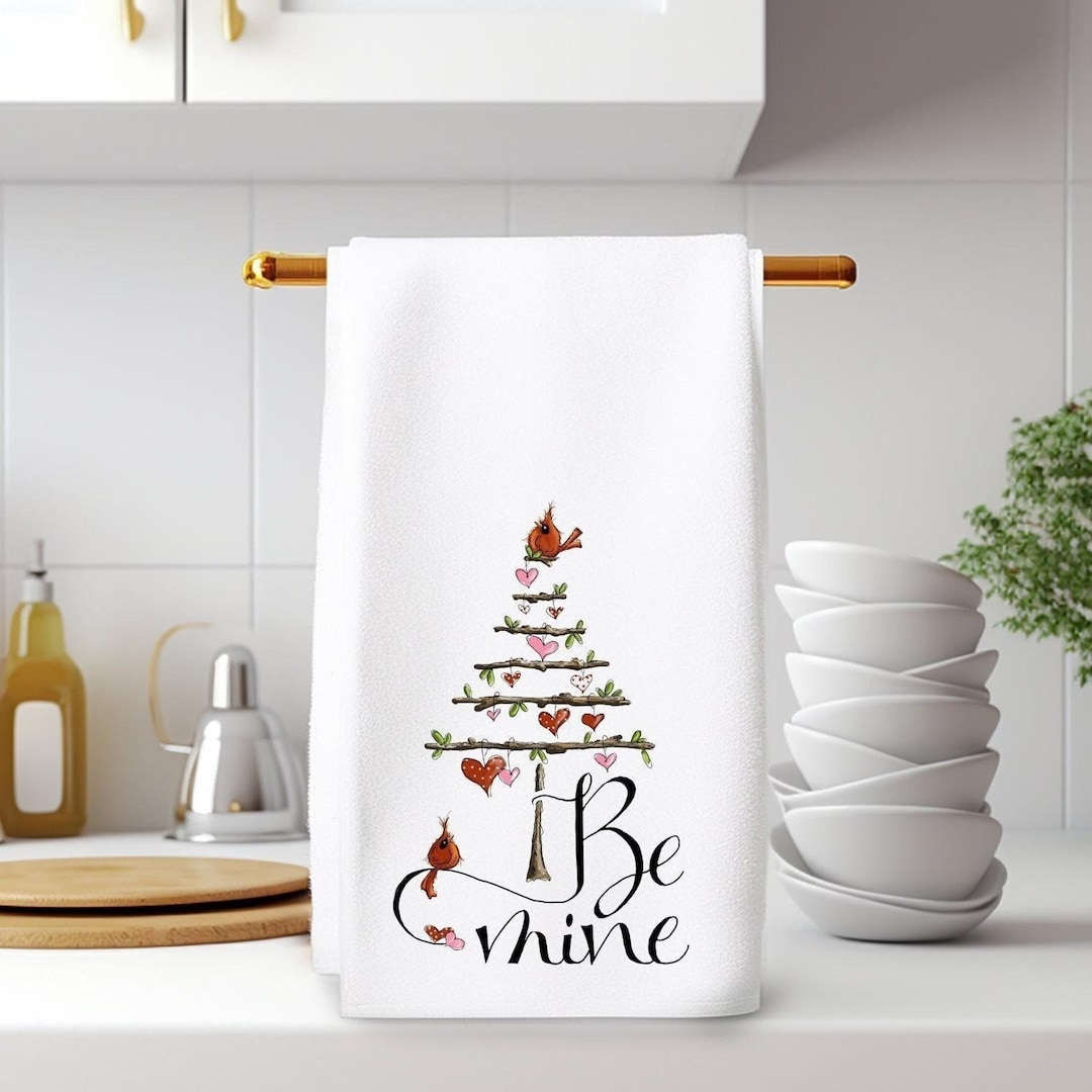 Valentine Hand Towel, Guest Bath Towel, Luxury Hand Towel, Anniversary ...