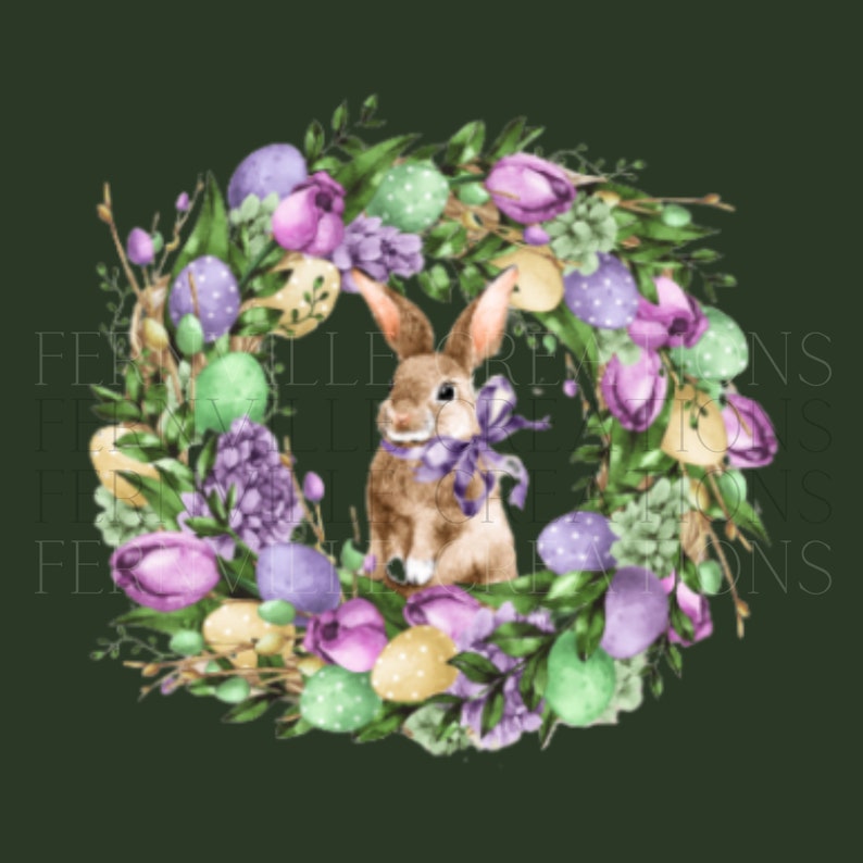 Set of Two Easter Fingertip Towels Easter Bath Decor Etsy