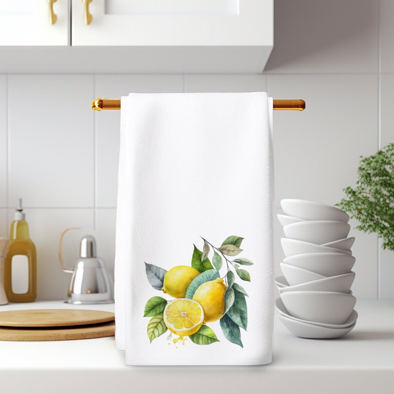 Lemon Bath Towel Etsy