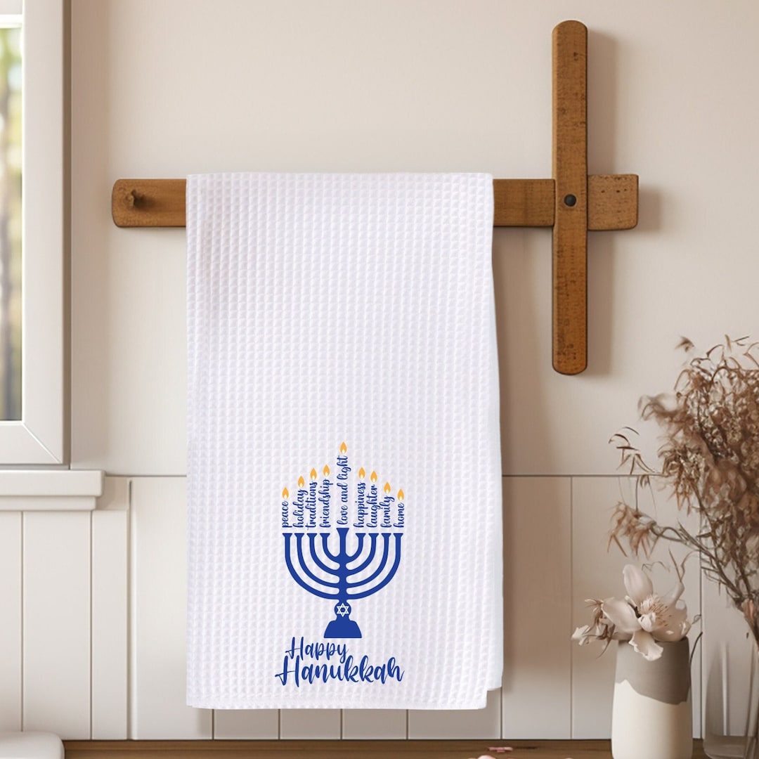 Hanukkah hand towels
