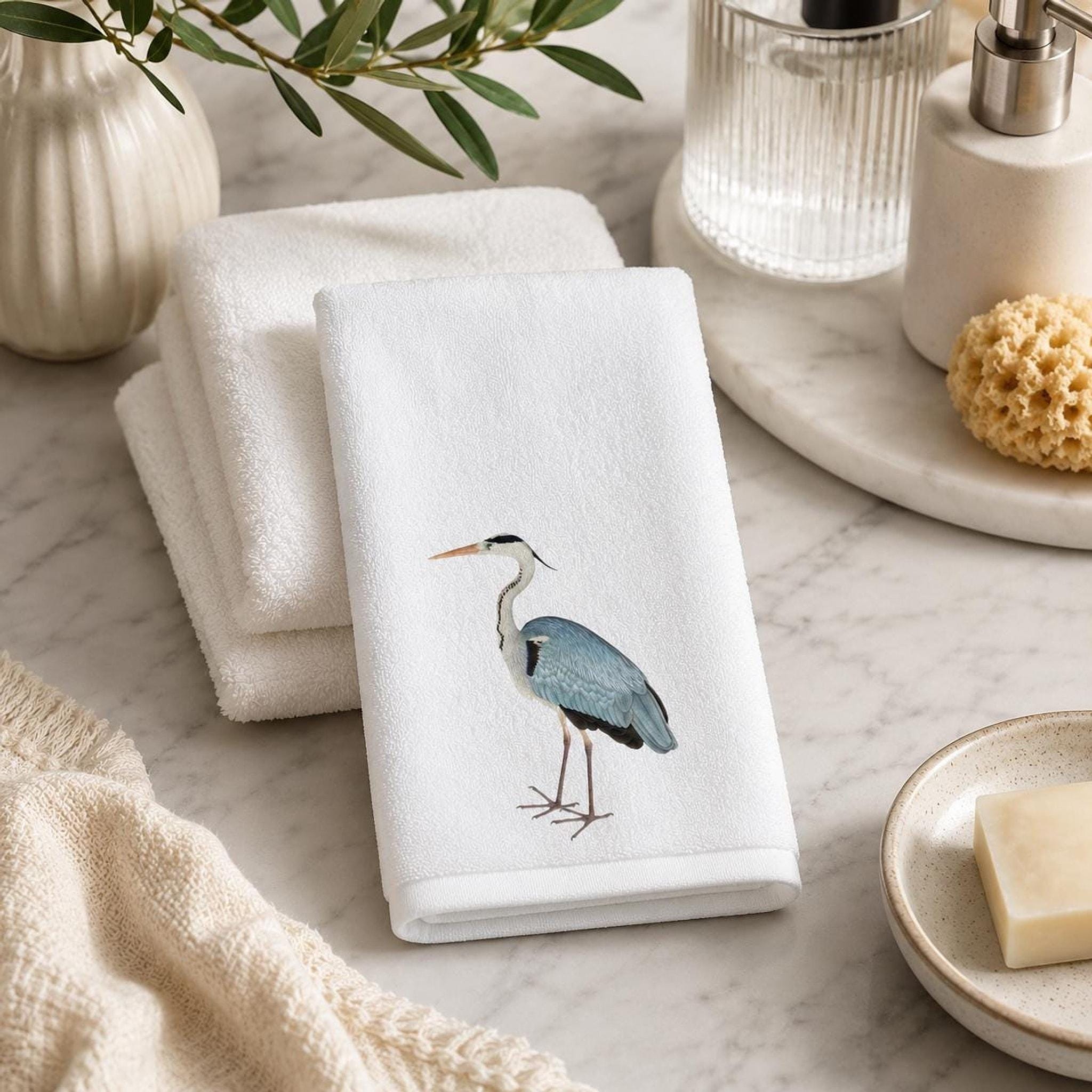 Decorative Bathroom Hand Towels Blue - Etsy