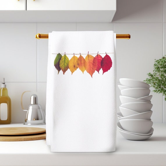 Autumn Bath Hand Towel Fall Bath Towel Fall Bathroom Decor Fall Home Decor Fall Kitchen Decor Fall Leaves Towel Fall Hand Towel Etsy